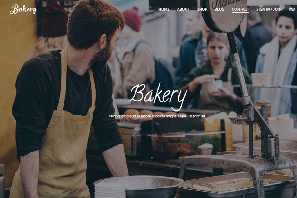 Ocean WP Bakery Theme Screenshot